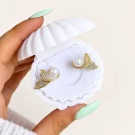 گوشواره دم وال مروارید