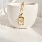 گردنبند ستاره قطبی میناکاری