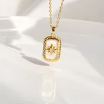 گردنبند ستاره قطبی میناکاری