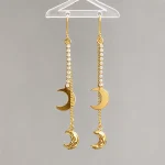 گوشواره ماه تنیسی بلند