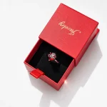 انگشتر قلب قرمز و سیم خاردار - Image 3
