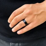 حلقه بیسک پهن استیل - Image 3