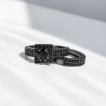 ست حلقه بلک رویال جواهری