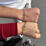بنگل گره مینیمال فری سایز استیل