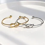 بنگل گره مینیمال فری سایز استیل