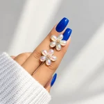 گوشواره شکوفه گیلاس صدفی